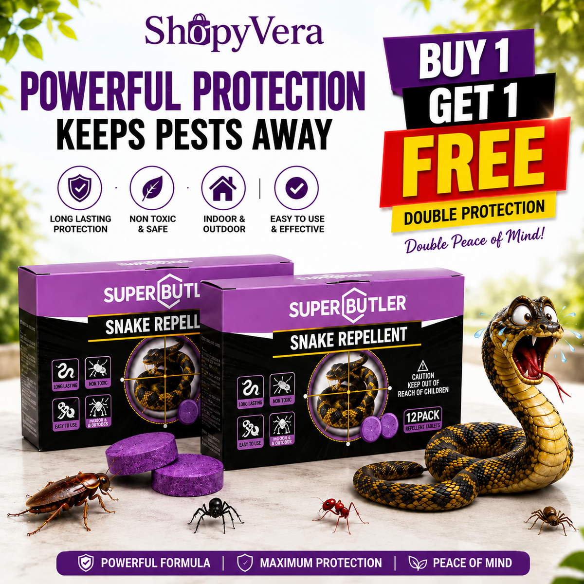 90-Day Ultimate Pest Protection Tablets | Buy 1 Get 1 FREE
